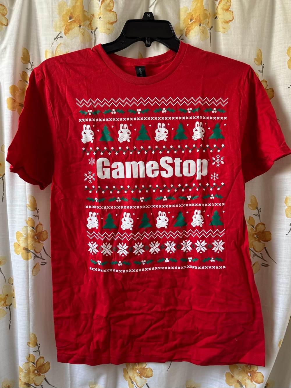 GameStop Holiday Buck the Bunny Shirt